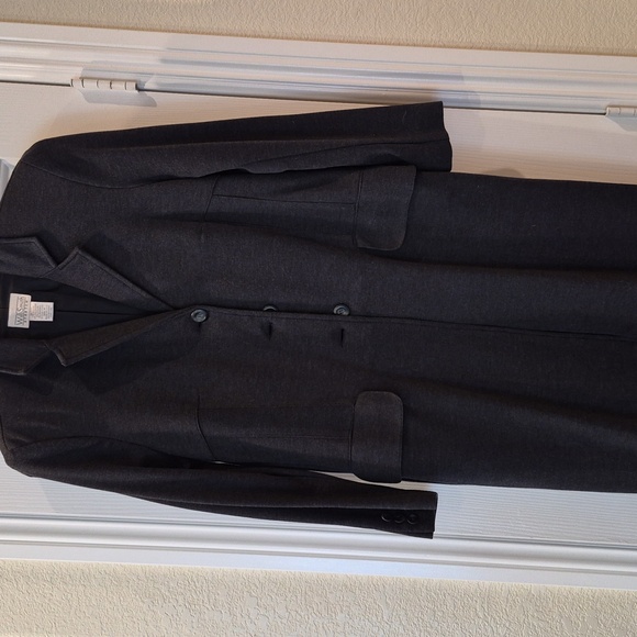 *VTG Will Smith Dark Grey Stretch Coat sz 10 - Picture 9 of 12